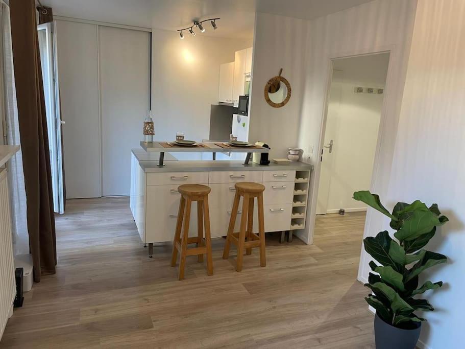 Studio 28 M2 & Jardin Privatif 20 M2 Montigny-le-Bretonneux Buitenkant foto